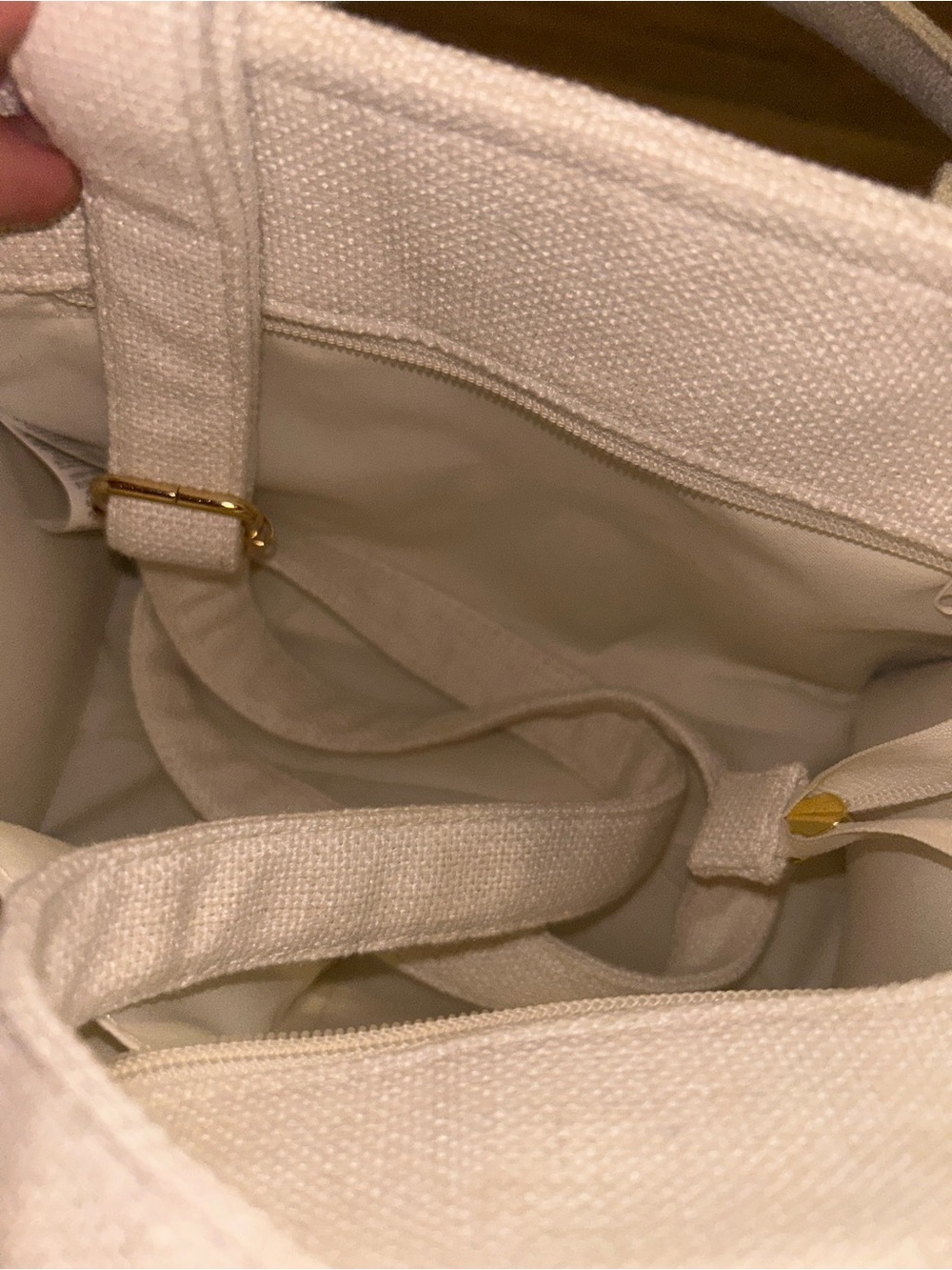 Disney Cream Winnie the Pooh Tote with Red Accent - Picture 6 of 6